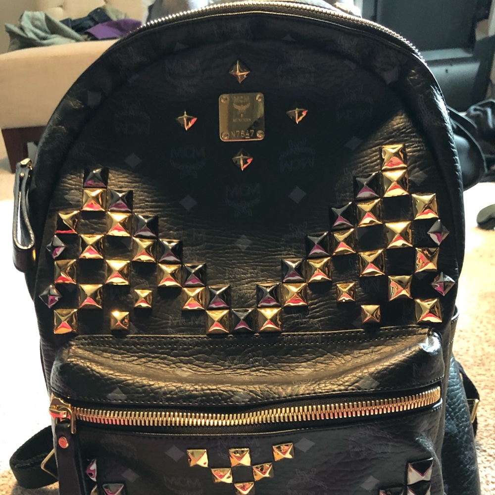 100% AUTHENTIC MCM large book bag.